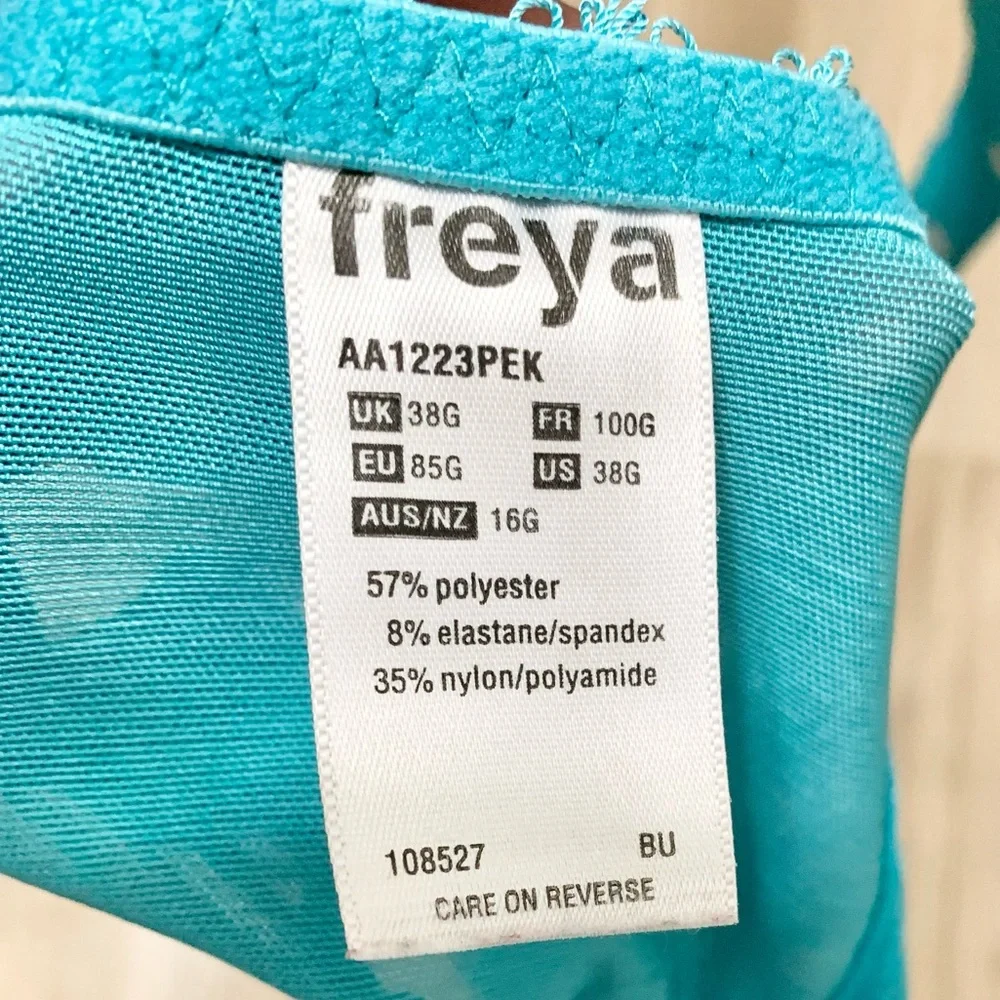 Freya Polka Dot Balconette Bra 38G - Picture 2 of 3